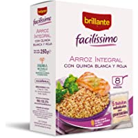 Los mejores  - Brillante Facilissimo Arroz Integral con Quinoa Blanca y Roja- 5 Bolsitas x 50g